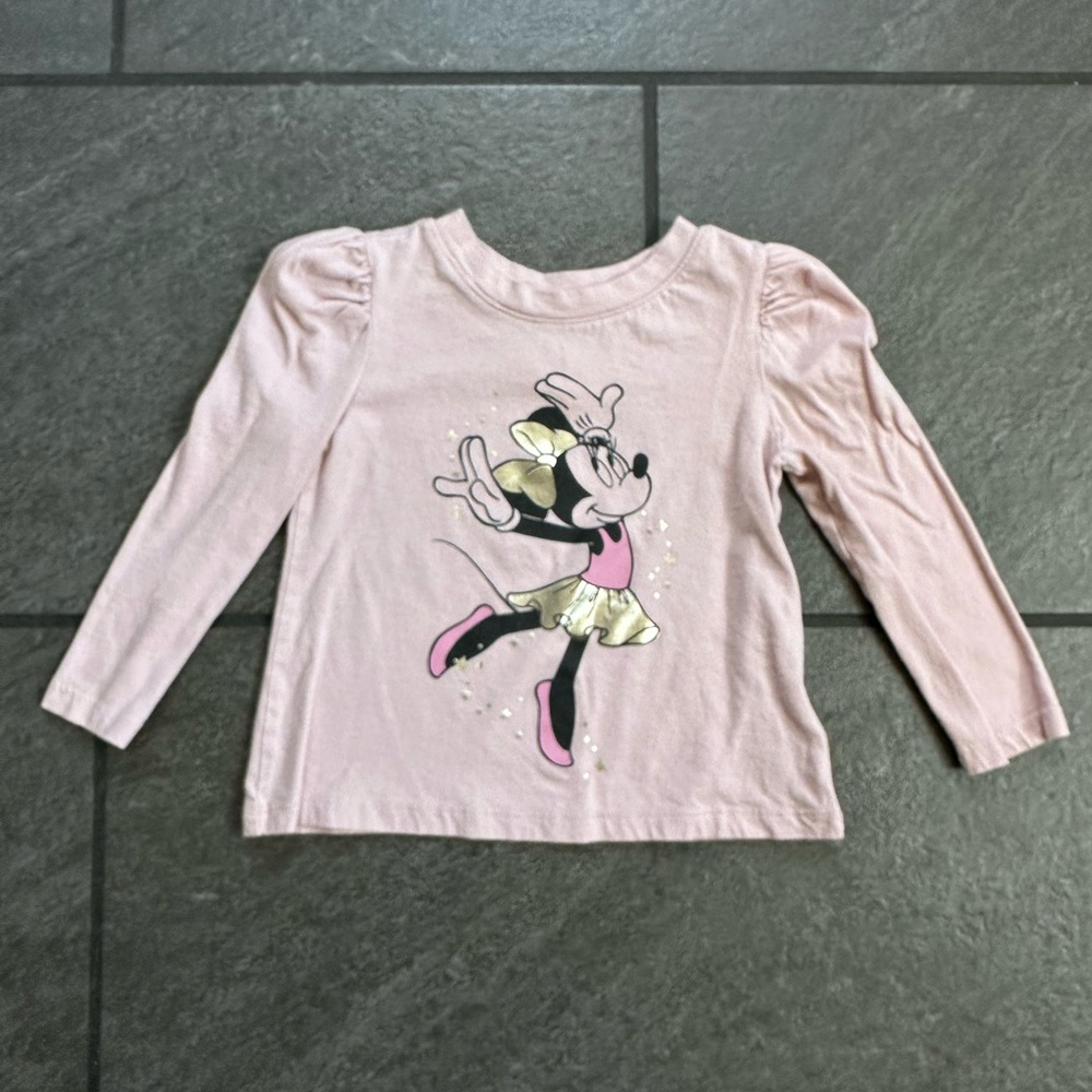 GapXDisney Toddler Girl Long Sleeve Shirts - Set of 3 - Picture 6 of 14